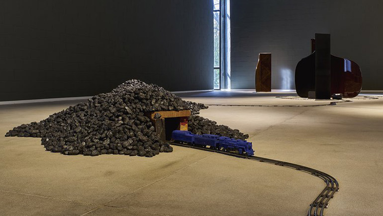 Arte ambientale e riciclo del carbone