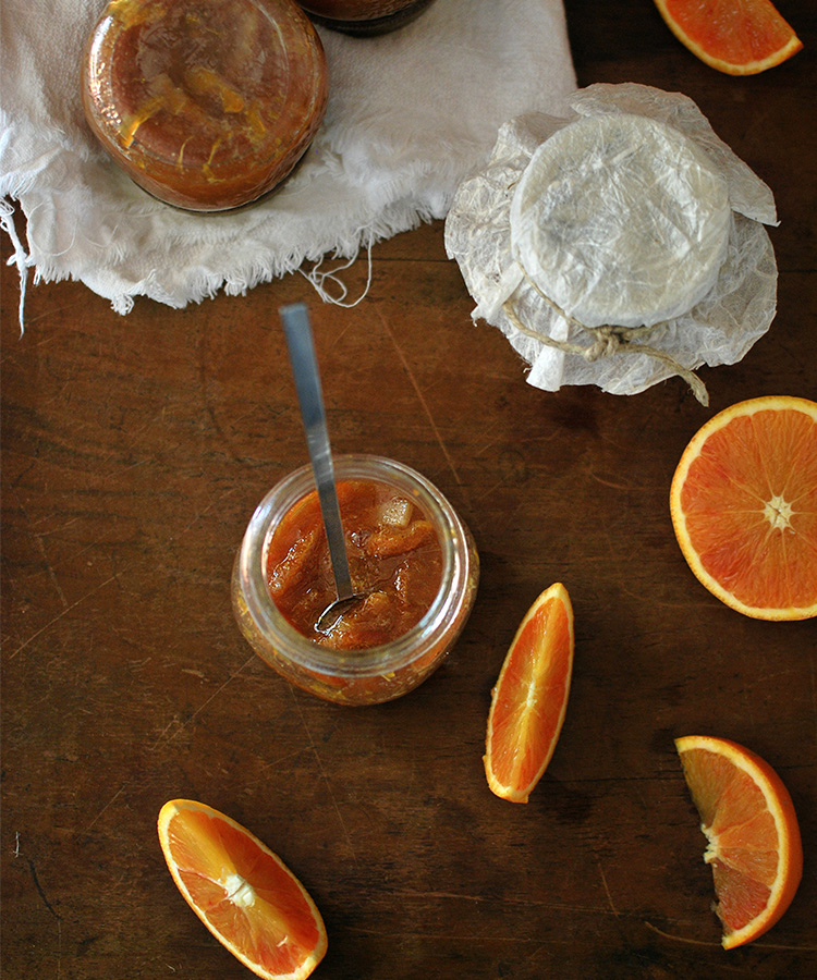 Marmellata di arance bio e limoni con la buccia