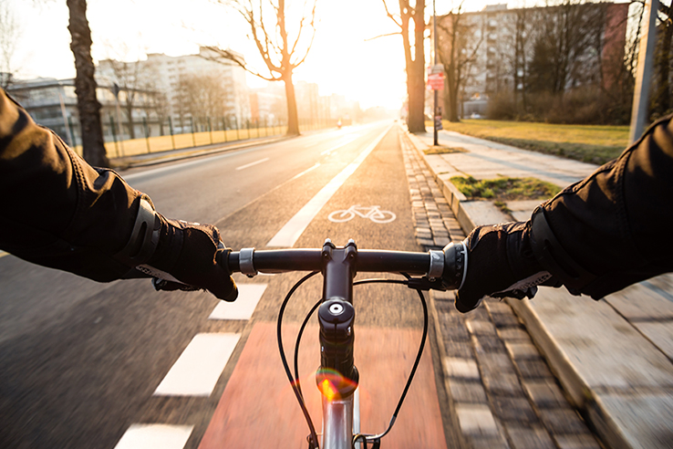 Esempio di mobilità sostenibile La bicicletta come esempio di mobilità green.