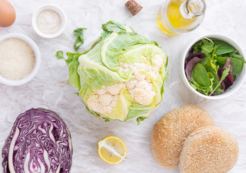 hamburger di cavolfiore ingredienti