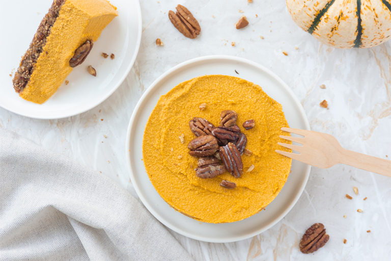 Cheesecake vegana alla zucca