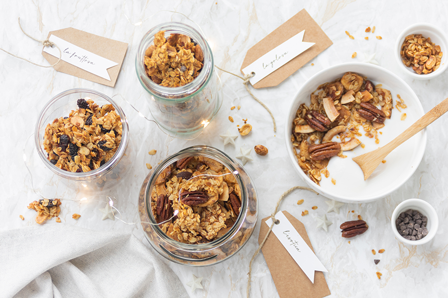 Granola in barattolo – 3 ricette