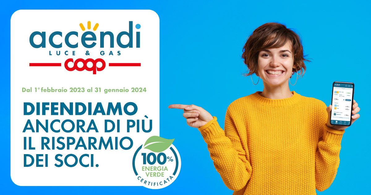 Sconto punti coop Accendi Coop